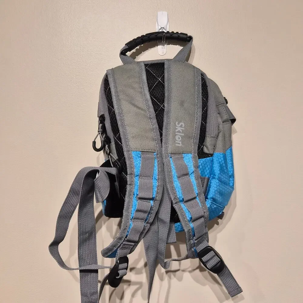 Sklon Youth Kids Ski & Snowboard Harness Trainer Backpack Blue Gray